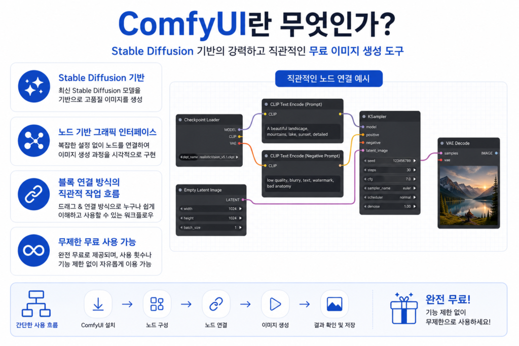 Stable Diffusion 기반 ComfyUI