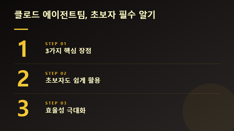 클로드 에이전트팀 구성, 초보자를 위한 완벽 가이드